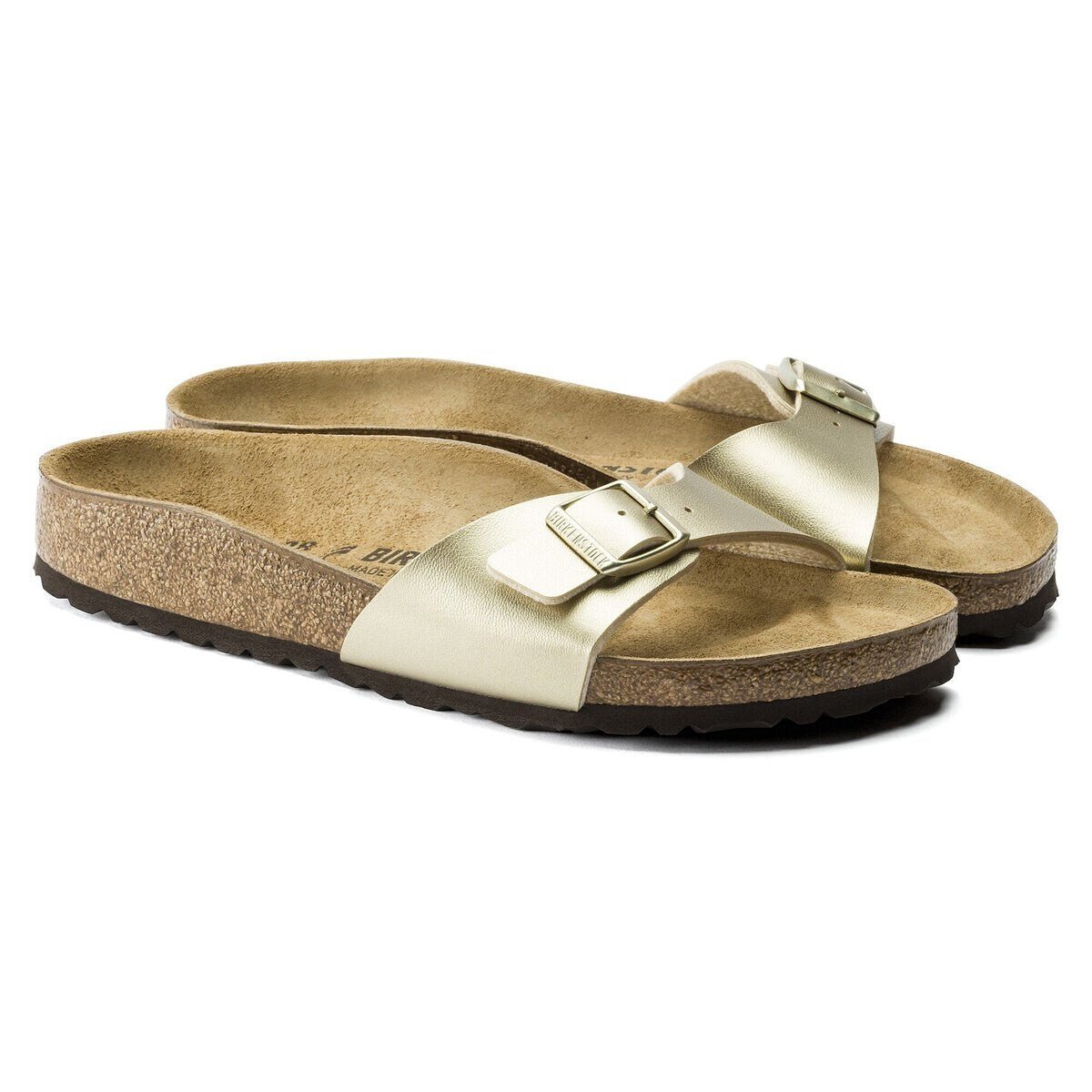 MADRID BIRK - Gold - SANDALS FACTORY