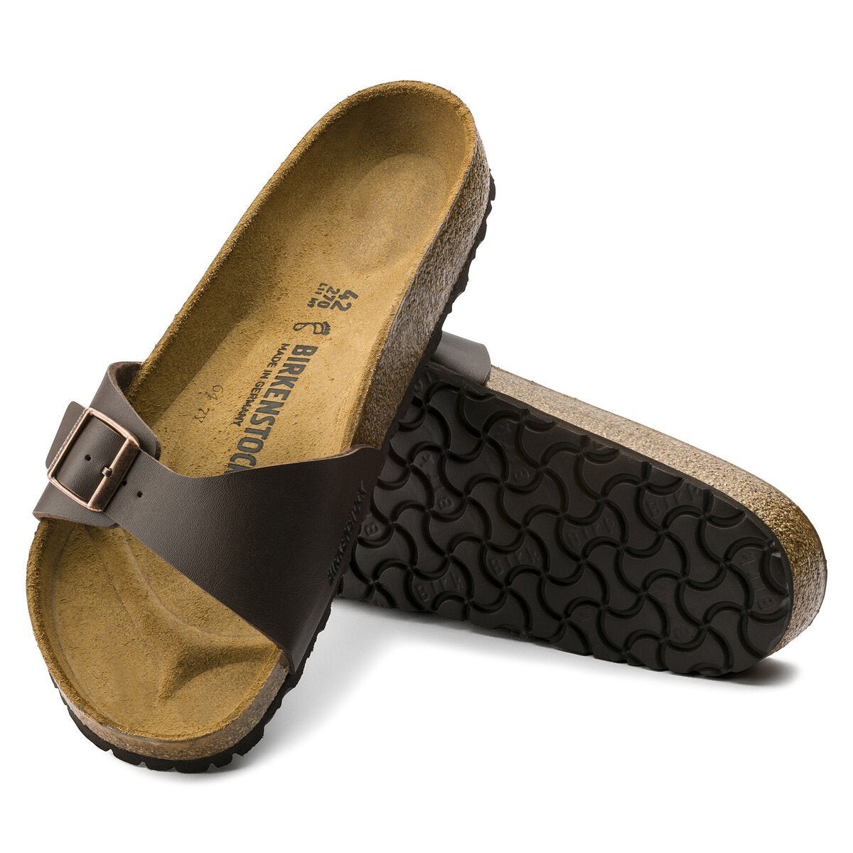 MADRID BIRK - Dark Brown - SANDALS FACTORY