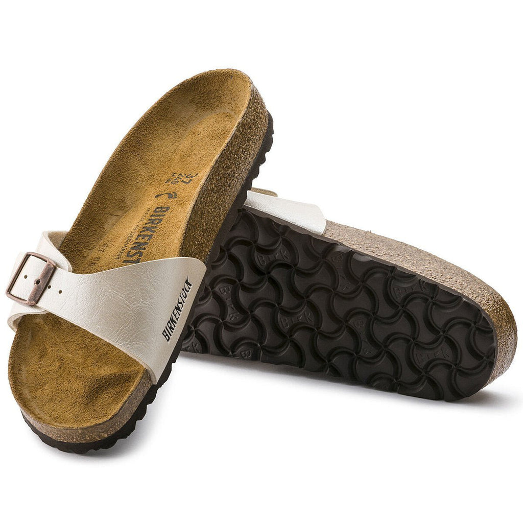 MADRID BIRK - Graceful Pearl White - SANDALS FACTORY