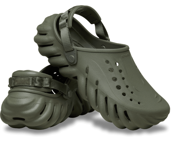 ECHO CROCS - Dusty Olive - SANDALS FACTORY